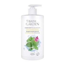 Bath Garden Мыло для рук жидкое кухонное Куркума и Мята 750 мл