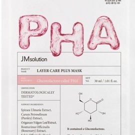 JMSolution  Layer Care Plus Pha Маска тканевая для лица с PНА кислотой