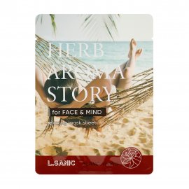 L.Sanic Herb Aroma Story Маска тканевая с экстрактом цветков иланг-иланга и эффектом ароматерапии 25