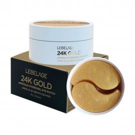Lebelage 24KGold Патчи идрогелевые для ожи вокруг глаз 60шт