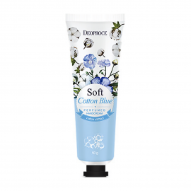 Deoproce Крем для рук Soft Cotton Blue Perfumed 50г