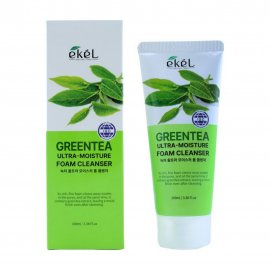 Ekel Ultra-Moisture Пенка для умывания с зеленым чаем