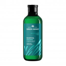 Green Mama Морской сад Шампунь от жирных корней и сухих кончиков Биобаланс Морские водоросли 400мл