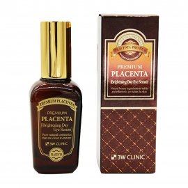 3W Clinic Placenta Premium Сыворотка для области вокруг глаз антивозрастная Brightening Day 50мл