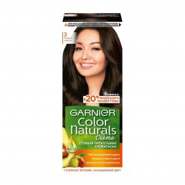 Garnier Color Naturals Крем-краска для волос 3 Темный каштан