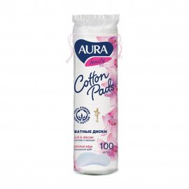 Aura Beauty Диски ватные 100шт