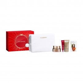 Clarins Nutri-Lumiere Набор средств для придания сияния зрелой коже лица в косметичке