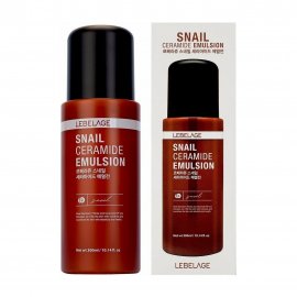 Lebelage Snail Ceramide Эмульсия восстанавливающая для лица с муцином улитки и керамидами 300мл