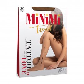 Minimi Колготки Trend Tattoo Love 20 den