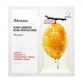 JMSolution Premium Honey Luminous Маска тканевая восстанавливающая для лица с медом 33мл