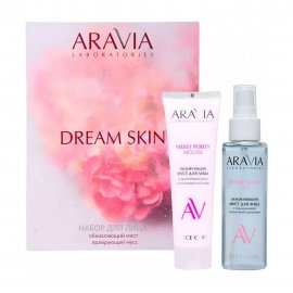 Aravia Laboratories Набор Dream Skin Мист обновляющий 110мл+Мусс полирующий 100мл