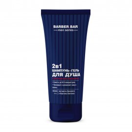 Cafe Mimi Men Barber.Bar Шампунь-гель для душа 2в1 с экстрактом эвкалипта 200мл