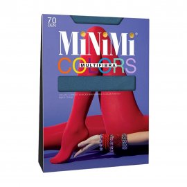 Minimi Колготки Multifibra Colors 3D 70 den  (Синий)