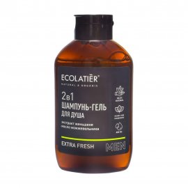 Ecolatier Men Шампунь-гель для душа 2в1 Extra Fresh 400мл