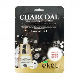 Ekel Маска тканевая для лица Charcoal 25мл