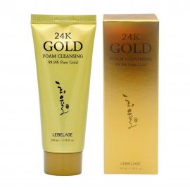 Lebelage 24KGold Пенка для умывания с биозолотом 100мл