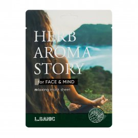 L.Sanic Herb Aroma Story Маска тканевая с экстрактом кедра и эффектом ароматерапии 25мл