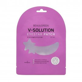 BeauuGreen V-Solution Патчи для глаз в форме звездочек 2гр
