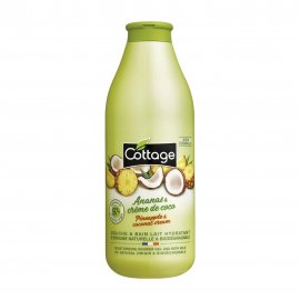 Cottage Moisturizing Гель для душа и пена для ванны 2в1 Ананас и кокос 750мл