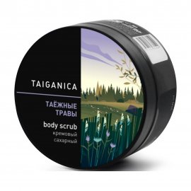 Taiganica Скраб сахарный для тела Таежные травы 250гр