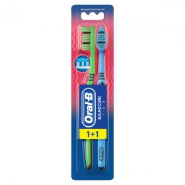 Oral-B Щетка зубная 123 Классик 2шт средней жесткости