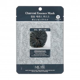 Mijin Essence Маска тканевая для лица Charcoal 23гр