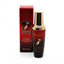 3W Clinic Red Ginseng Сыворотка для лица с экстрактом красного женьшеня антивозрастная 50мл