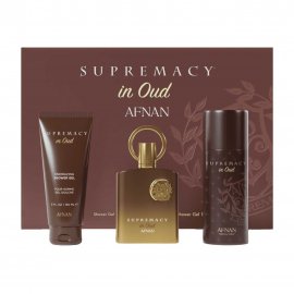 Afnan Men Supremacy In Oud Набор Духи 100мл+Гель для душа 150мл+Дезодорант-спрей 150мл