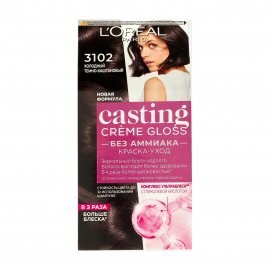L'Oreal Paris Casting Creme Gloss Краска для волос 3102 Холодный темно-каштановый