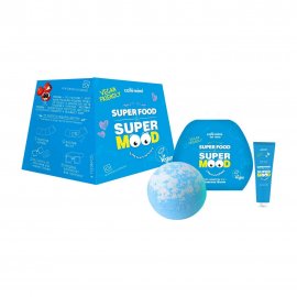Cafe Mimi Super Food Набор Guarana Boom Гель-шампунь 2в1 100мл+Крем для рук 30мл+Бурлящий шар для ва