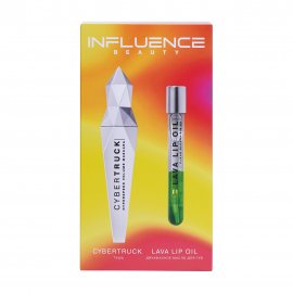 Influence Набор Тушь для ресниц Cybertruck+Масло двухфазное для губ Lava Lip Oil 04
