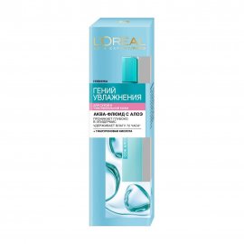 L'Oreal Paris Гений Увлажнения Аква-флюид для сухой и чувствительной кожи лица 70мл