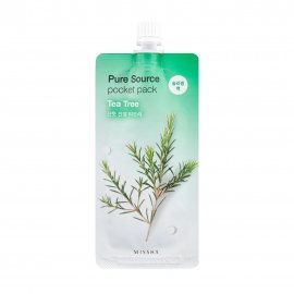 Missa Pure Source Pocket pack Маска кремовая ночная с экстрактом чайного дерева