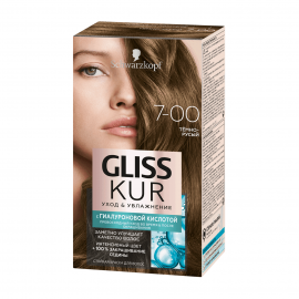 Schwarzkopf Gliss Kur Краска для волос уход и увлажнение 7-00