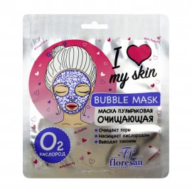 Floresan I Love My Skin Маска пузырьковая очищающая для лица 36гр